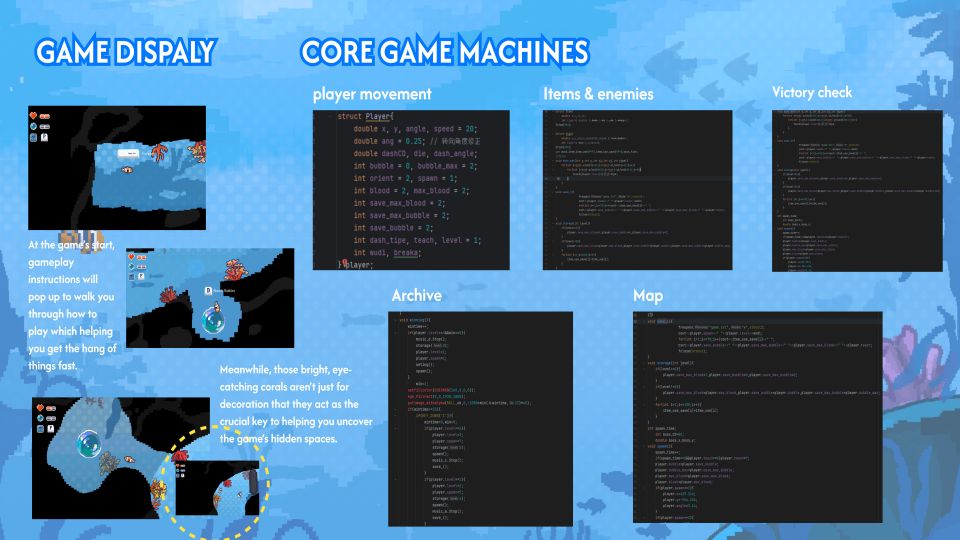 Deep Sea Bubble Rush Code Implementation