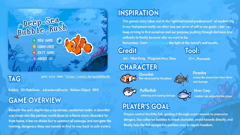 Deep Sea Bubble Rush Overview